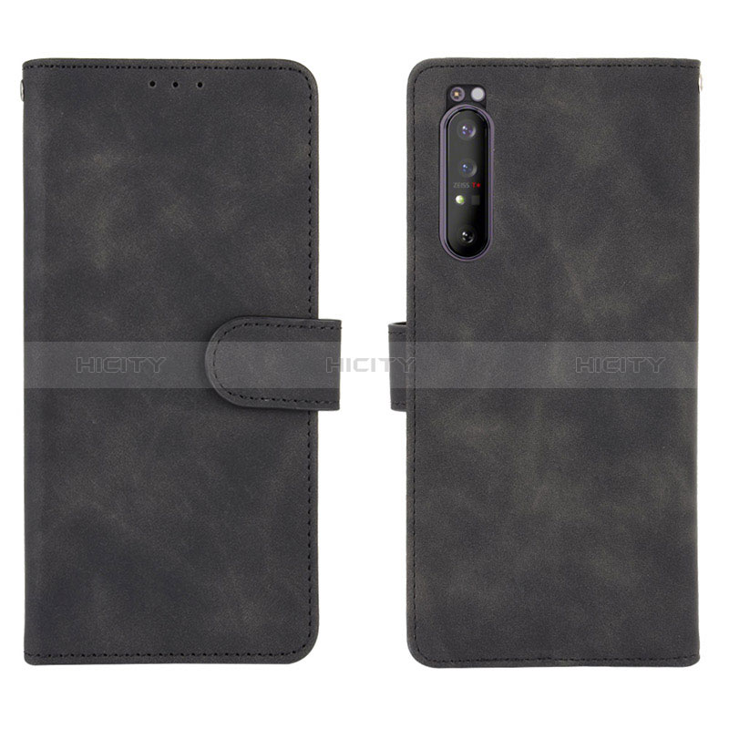 Handytasche Stand Schutzhülle Flip Leder Hülle L01Z für Sony Xperia 1 II groß