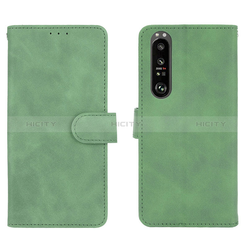 Handytasche Stand Schutzhülle Flip Leder Hülle L01Z für Sony Xperia 1 III groß