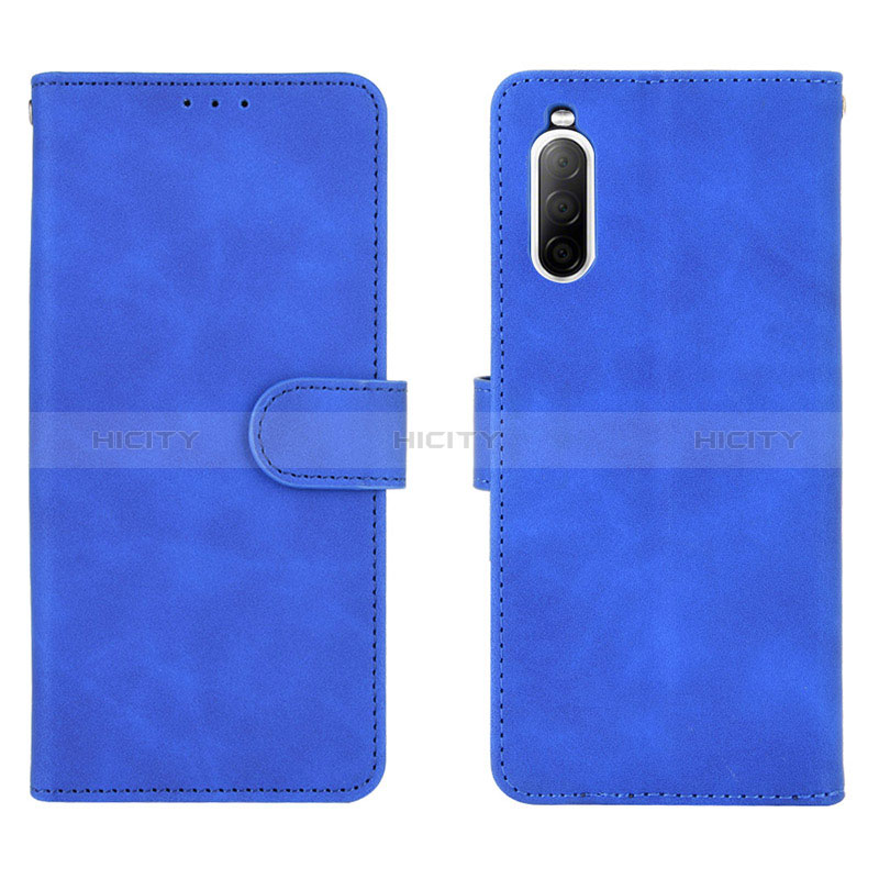 Handytasche Stand Schutzhülle Flip Leder Hülle L01Z für Sony Xperia 10 II groß