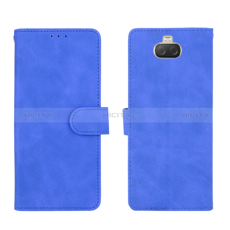 Handytasche Stand Schutzhülle Flip Leder Hülle L01Z für Sony Xperia 10 Plus Blau