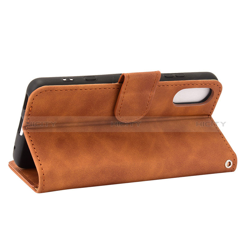 Handytasche Stand Schutzhülle Flip Leder Hülle L01Z für Sony Xperia Ace II groß