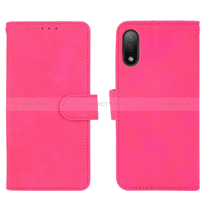 Handytasche Stand Schutzhülle Flip Leder Hülle L01Z für Sony Xperia Ace II SO-41B Pink