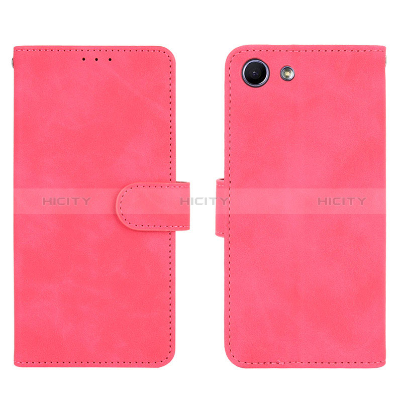 Handytasche Stand Schutzhülle Flip Leder Hülle L01Z für Sony Xperia Ace Pink