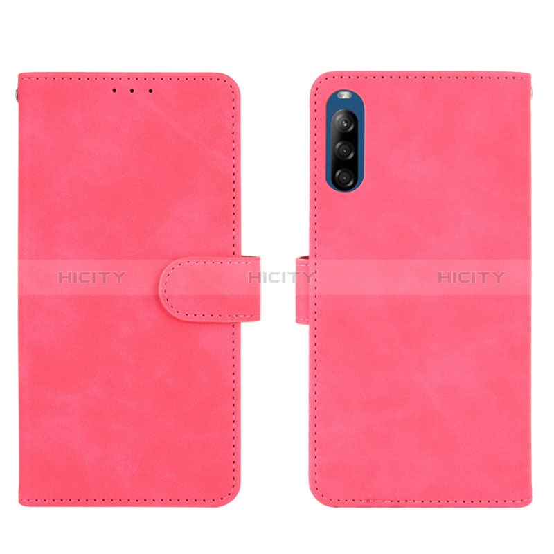 Handytasche Stand Schutzhülle Flip Leder Hülle L01Z für Sony Xperia L4 Pink