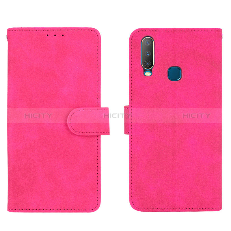 Handytasche Stand Schutzhülle Flip Leder Hülle L01Z für Vivo Y3s Pink