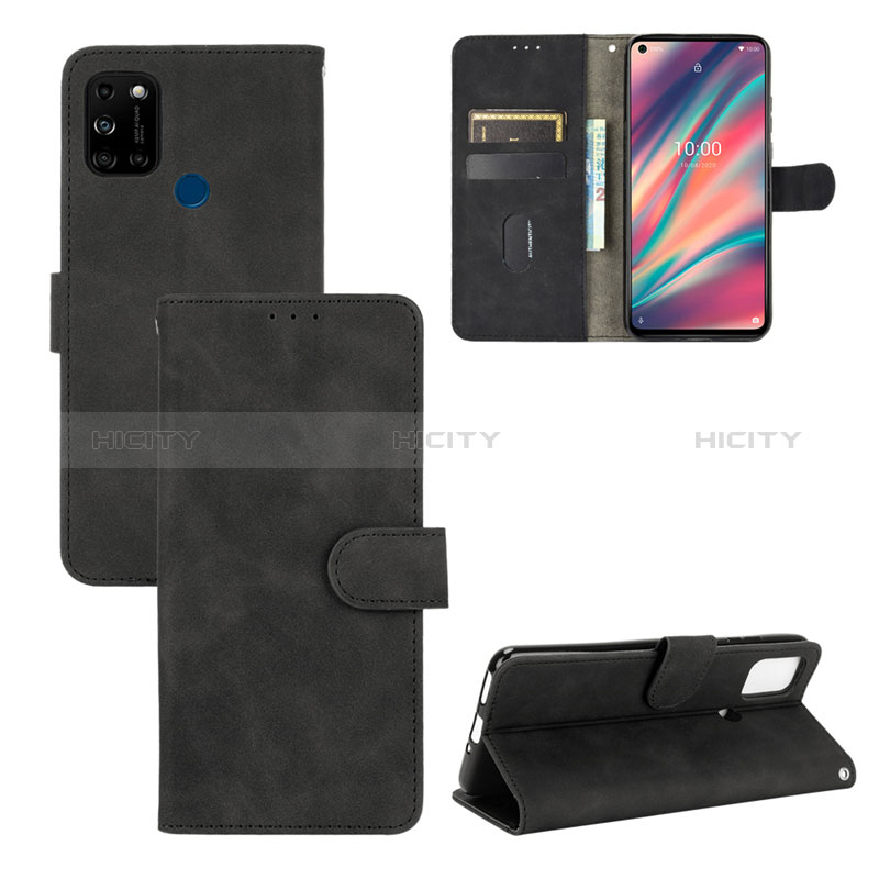 Handytasche Stand Schutzhülle Flip Leder Hülle L01Z für Wiko View5 groß