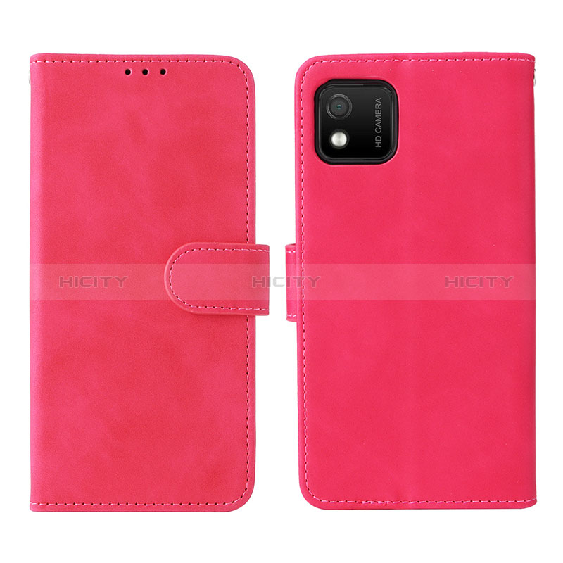 Handytasche Stand Schutzhülle Flip Leder Hülle L01Z für Wiko Y52 Pink