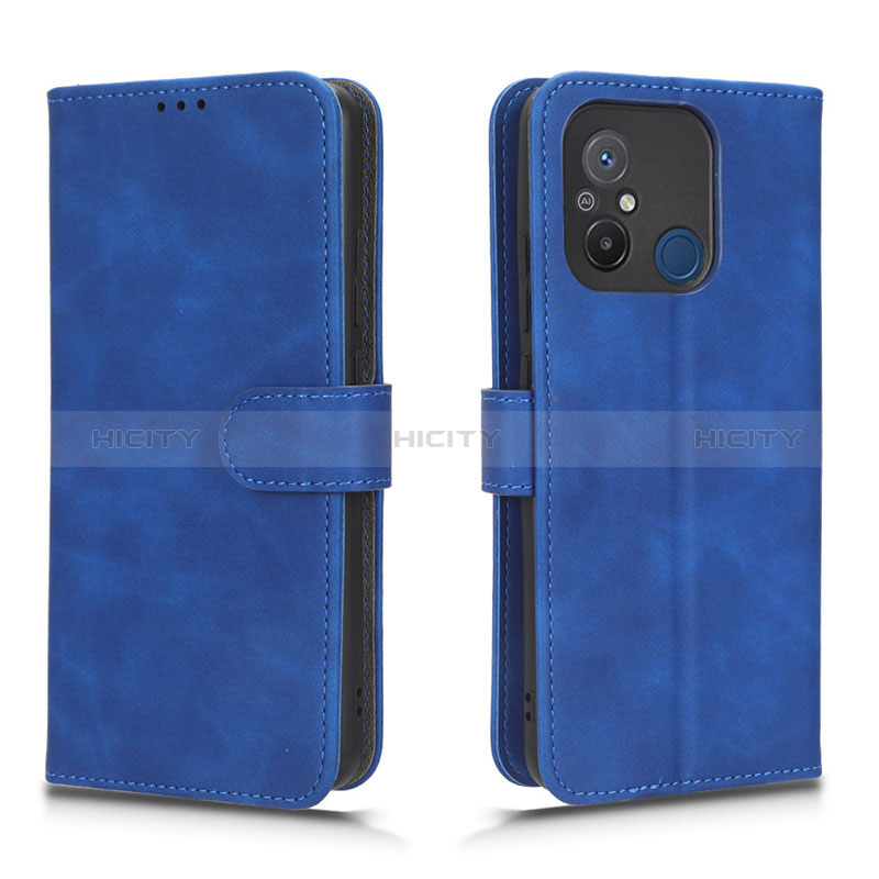 Handytasche Stand Schutzhülle Flip Leder Hülle L01Z für Xiaomi Poco C55 Blau Plus