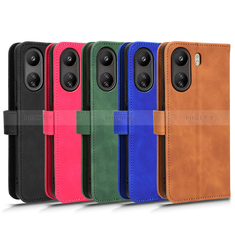 Handytasche Stand Schutzhülle Flip Leder Hülle L01Z für Xiaomi Poco C65 groß