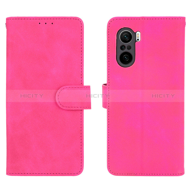 Handytasche Stand Schutzhülle Flip Leder Hülle L01Z für Xiaomi Poco F3 5G Pink Plus