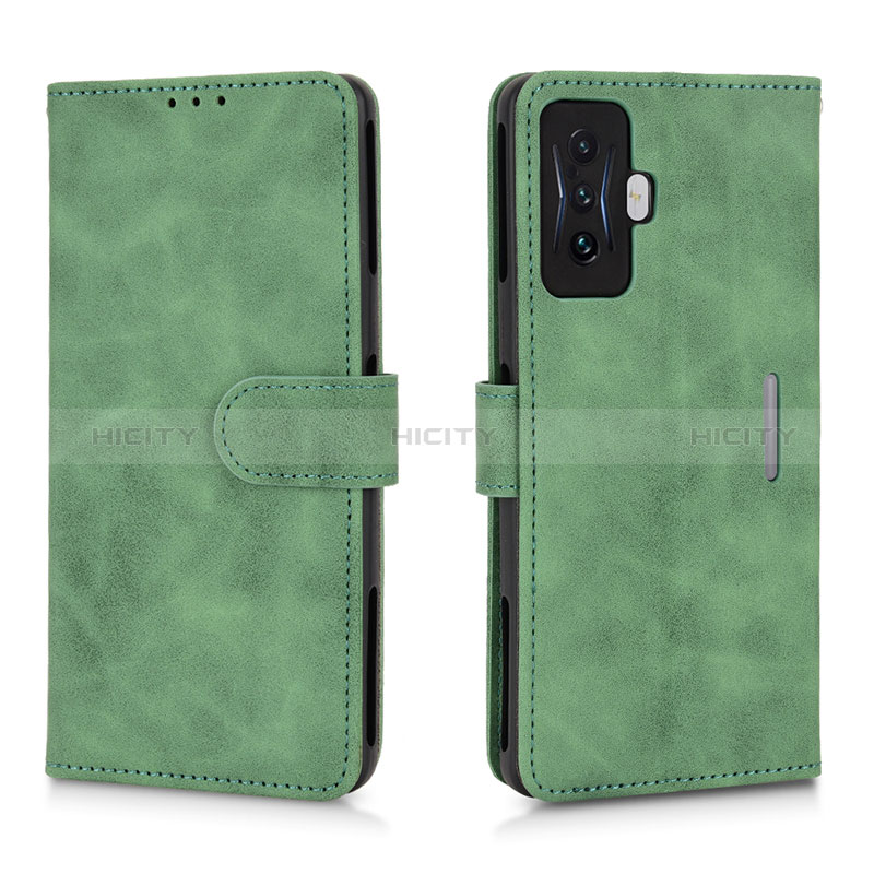 Handytasche Stand Schutzhülle Flip Leder Hülle L01Z für Xiaomi Poco F4 GT 5G Grün