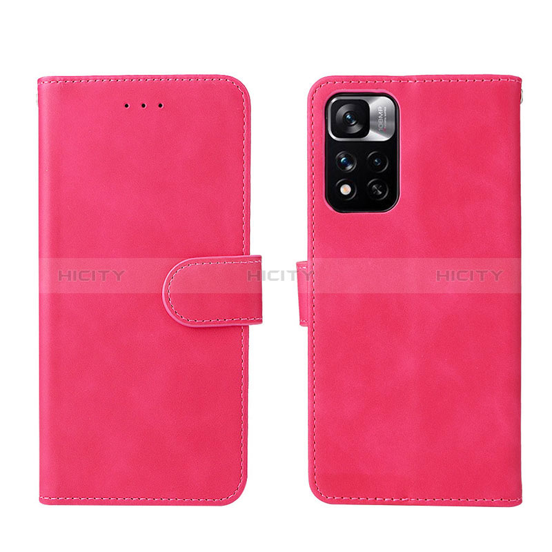 Handytasche Stand Schutzhülle Flip Leder Hülle L01Z für Xiaomi Poco M4 Pro 5G Pink Plus