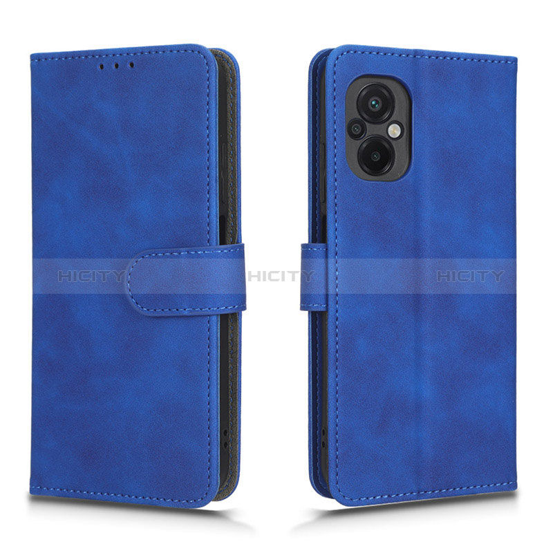 Handytasche Stand Schutzhülle Flip Leder Hülle L01Z für Xiaomi Poco M5 4G Blau Plus