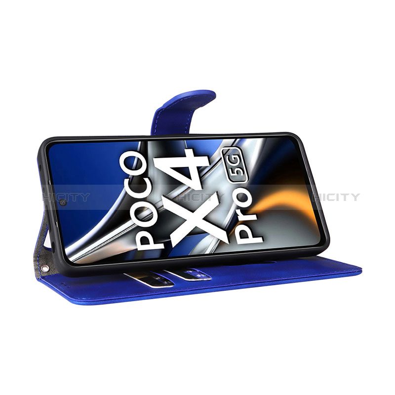 Handytasche Stand Schutzhülle Flip Leder Hülle L01Z für Xiaomi Poco X4 Pro 5G groß