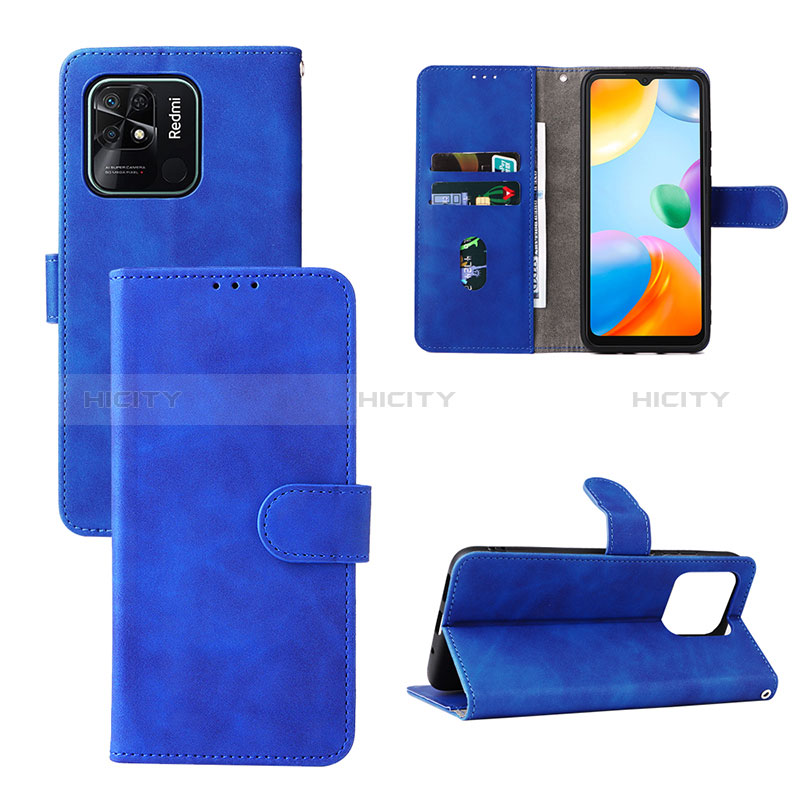 Handytasche Stand Schutzhülle Flip Leder Hülle L01Z für Xiaomi Redmi 10 India groß