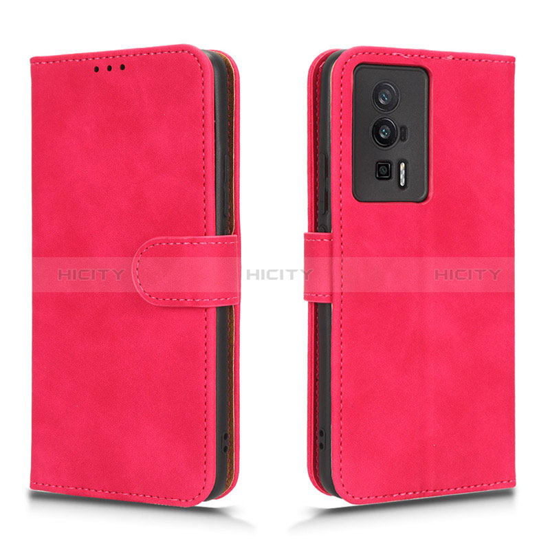 Handytasche Stand Schutzhülle Flip Leder Hülle L01Z für Xiaomi Redmi K60 5G Pink Plus