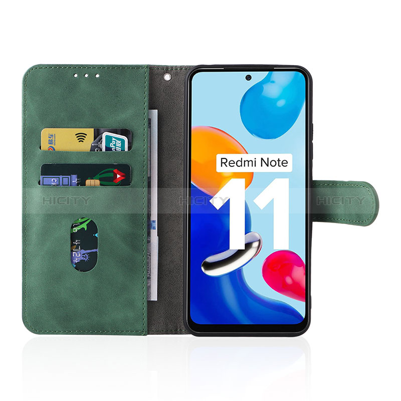 Handytasche Stand Schutzhülle Flip Leder Hülle L01Z für Xiaomi Redmi Note 11 4G (2022) groß