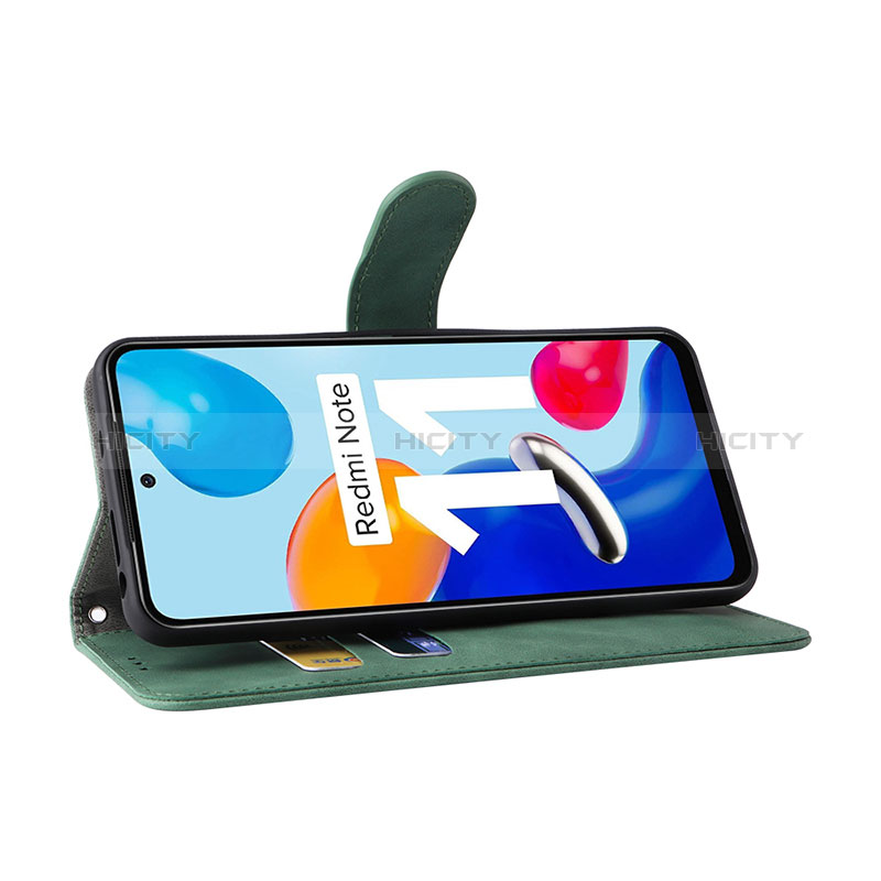 Handytasche Stand Schutzhülle Flip Leder Hülle L01Z für Xiaomi Redmi Note 11 4G (2022) groß