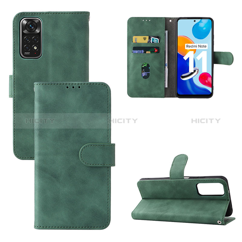 Handytasche Stand Schutzhülle Flip Leder Hülle L01Z für Xiaomi Redmi Note 11S 4G groß