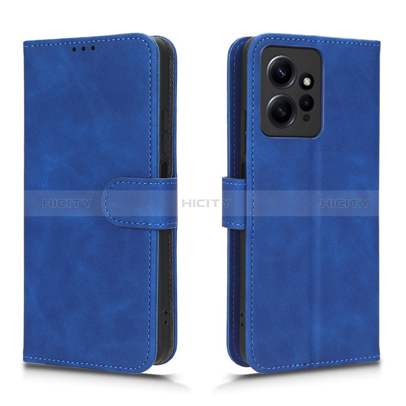 Handytasche Stand Schutzhülle Flip Leder Hülle L01Z für Xiaomi Redmi Note 12 4G Blau Plus