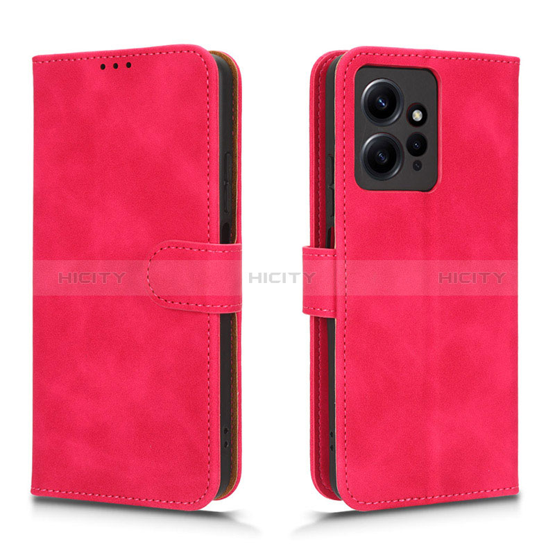 Handytasche Stand Schutzhülle Flip Leder Hülle L01Z für Xiaomi Redmi Note 12 4G Pink