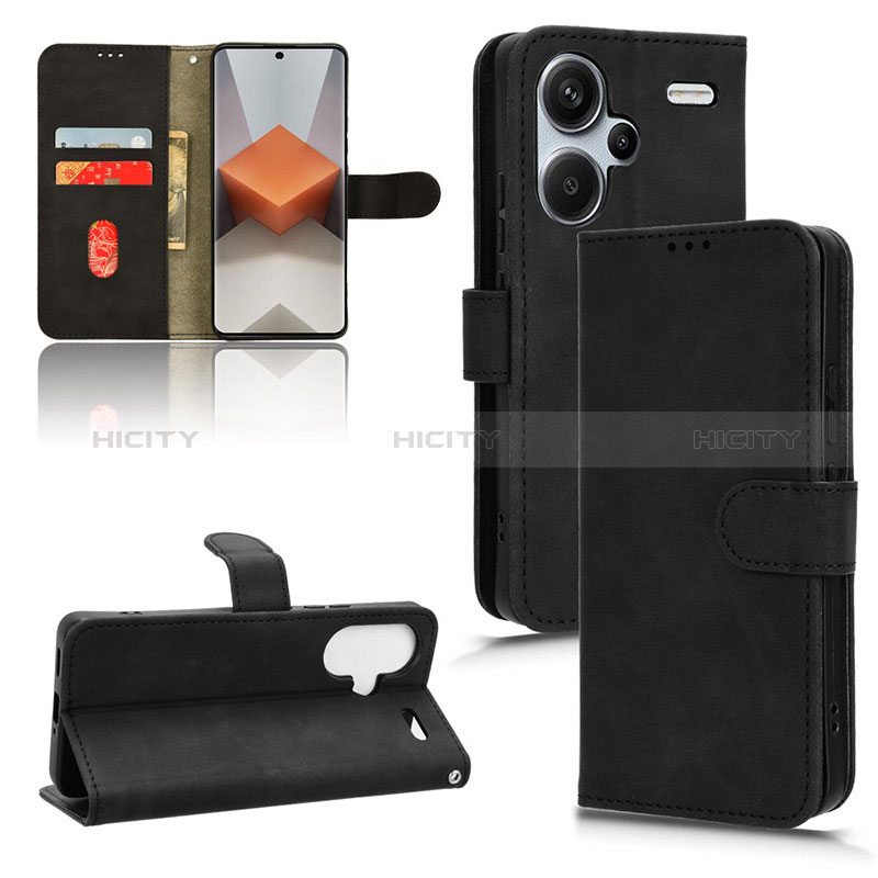 Handytasche Stand Schutzhülle Flip Leder Hülle L01Z für Xiaomi Redmi Note 13 Pro+ Plus 5G groß