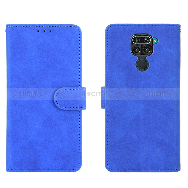 Handytasche Stand Schutzhülle Flip Leder Hülle L01Z für Xiaomi Redmi Note 9 Blau Plus