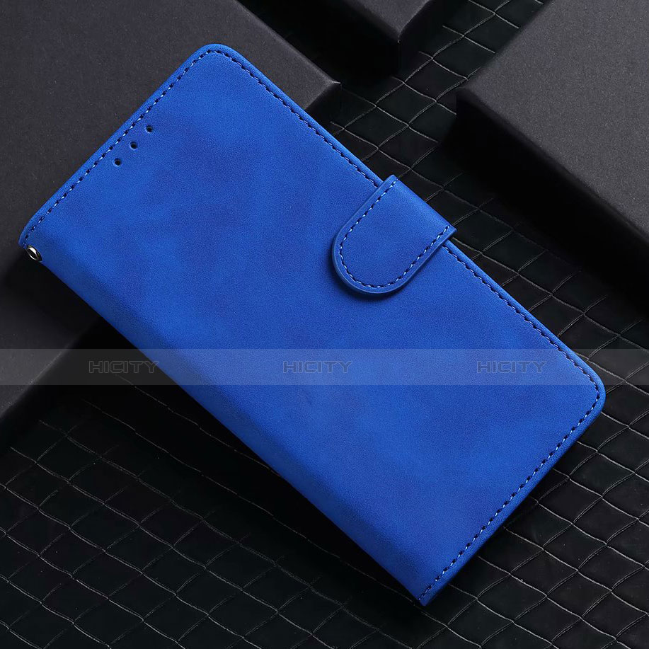 Handytasche Stand Schutzhülle Flip Leder Hülle L02 für Google Pixel 5 Blau