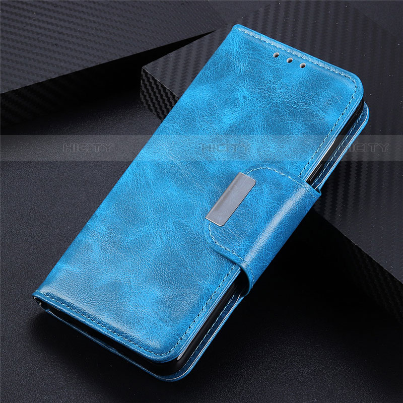 Handytasche Stand Schutzhülle Flip Leder Hülle L02 für Huawei Mate 40 Hellblau