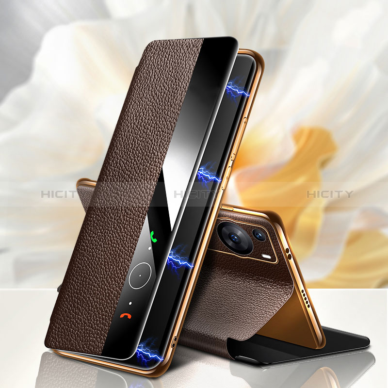 Handytasche Stand Schutzhülle Flip Leder Hülle L02 für Huawei P60 Pro