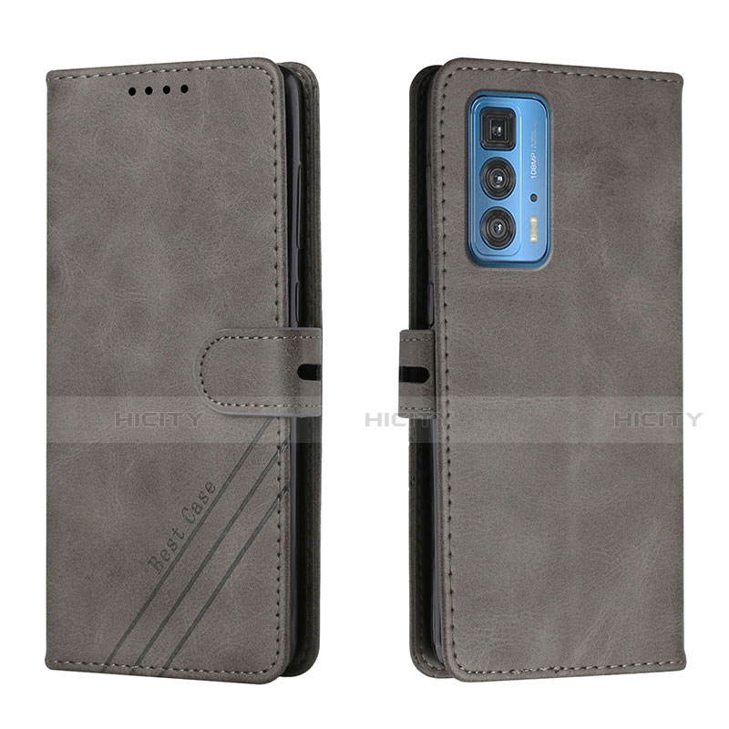 Handytasche Stand Schutzhülle Flip Leder Hülle L02 für Motorola Moto Edge 20 Pro 5G groß