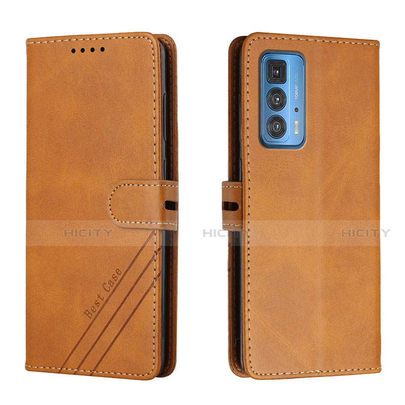 Handytasche Stand Schutzhülle Flip Leder Hülle L02 für Motorola Moto Edge S Pro 5G Orange