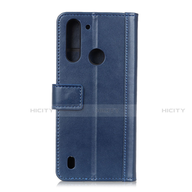 Handytasche Stand Schutzhülle Flip Leder Hülle L02 für Motorola Moto G8 Power Lite