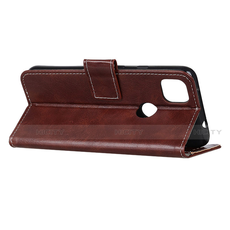 Handytasche Stand Schutzhülle Flip Leder Hülle L02 für Motorola Moto G9 Power groß