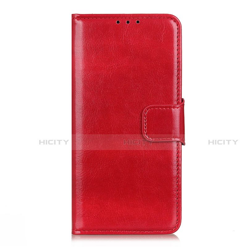 Handytasche Stand Schutzhülle Flip Leder Hülle L02 für Motorola Moto One Fusion Plus Rot Plus