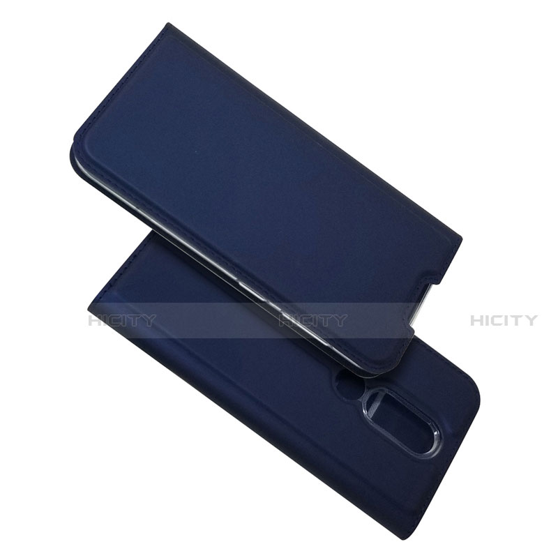 Handytasche Stand Schutzhülle Flip Leder Hülle L02 für Nokia 4.2 Blau