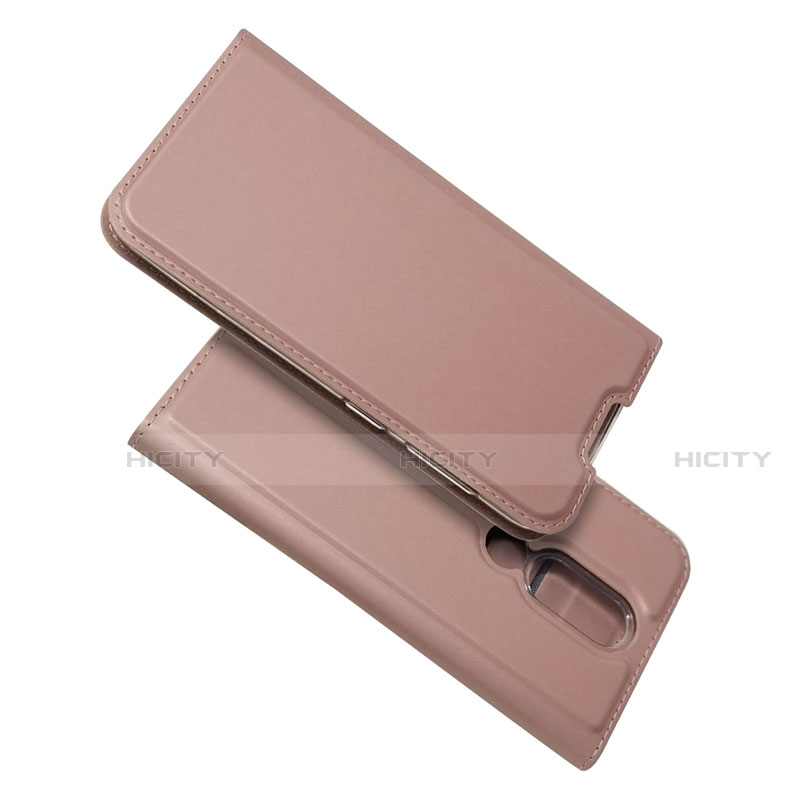 Handytasche Stand Schutzhülle Flip Leder Hülle L02 für Nokia 4.2 Rosegold