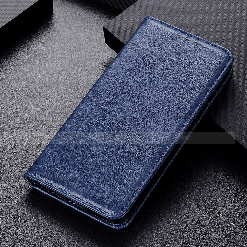 Handytasche Stand Schutzhülle Flip Leder Hülle L02 für Nokia 5.3 Blau