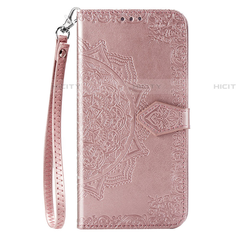 Handytasche Stand Schutzhülle Flip Leder Hülle L02 für Oppo A91 Rosegold Plus