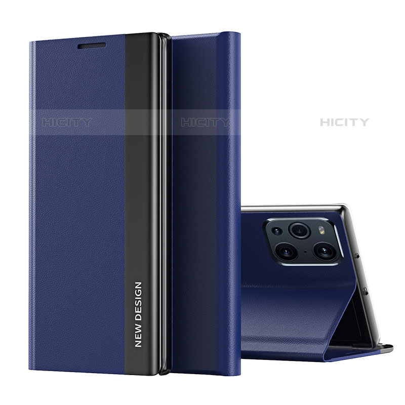 Handytasche Stand Schutzhülle Flip Leder Hülle L02 für Oppo Find X3 Pro 5G