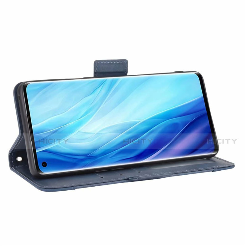 Handytasche Stand Schutzhülle Flip Leder Hülle L02 für Oppo Reno4 Pro 4G groß