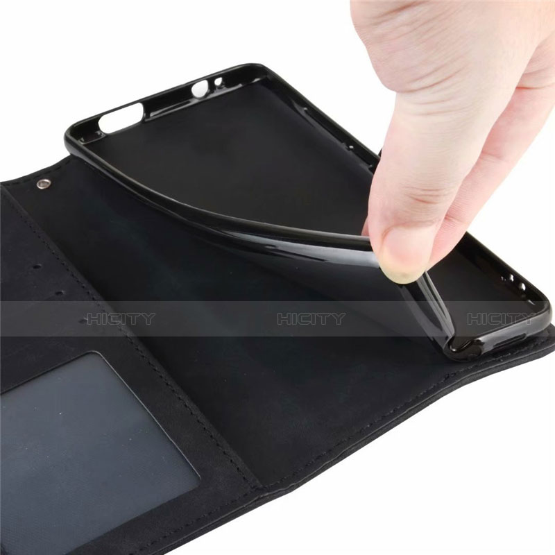 Handytasche Stand Schutzhülle Flip Leder Hülle L02 für Oppo Reno4 Pro 4G groß