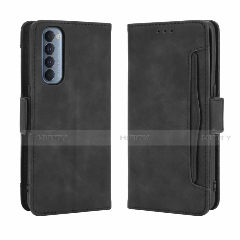 Handytasche Stand Schutzhülle Flip Leder Hülle L02 für Oppo Reno4 Pro 4G groß