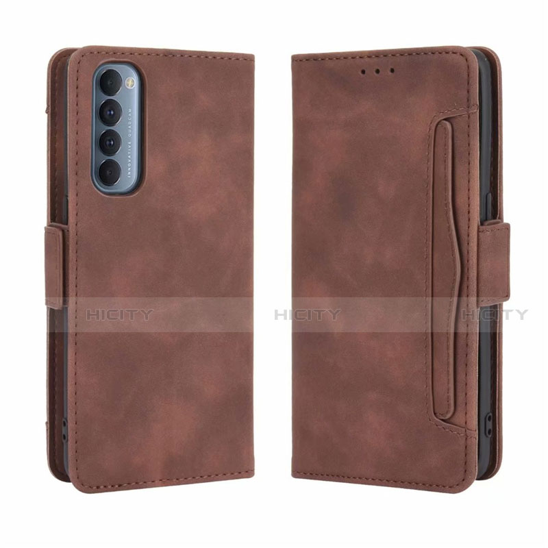 Handytasche Stand Schutzhülle Flip Leder Hülle L02 für Oppo Reno4 Pro 4G