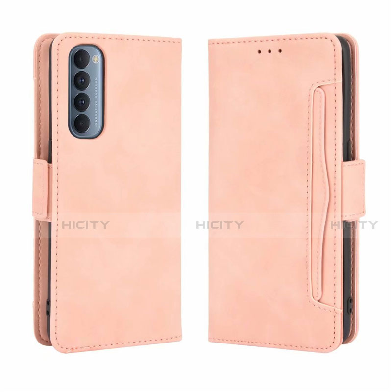 Handytasche Stand Schutzhülle Flip Leder Hülle L02 für Oppo Reno4 Pro 4G