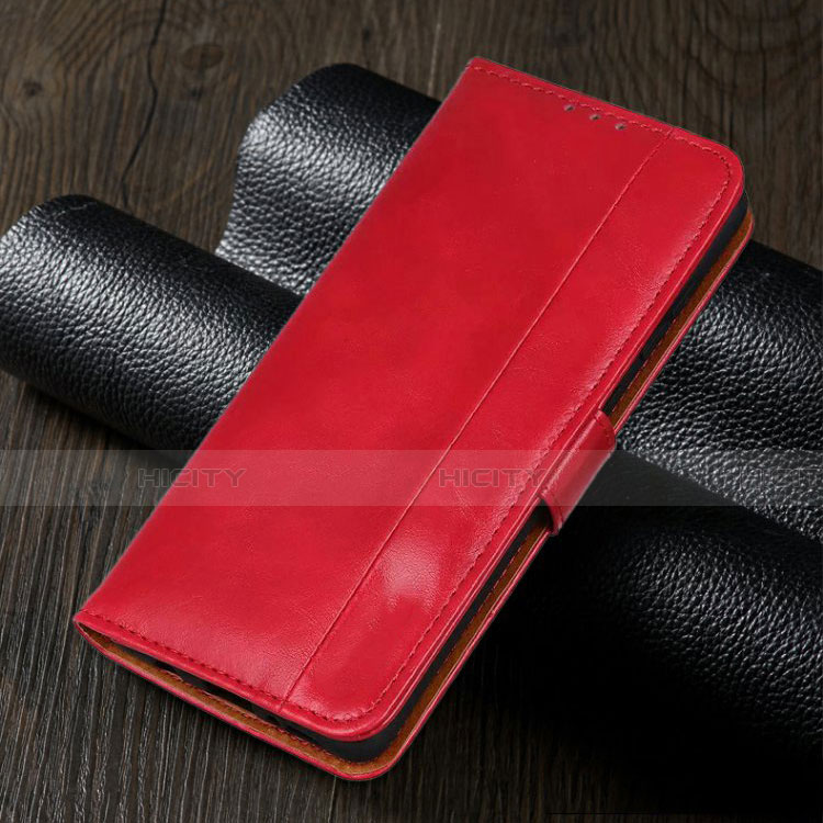 Handytasche Stand Schutzhülle Flip Leder Hülle L02 für Realme 5 Rot