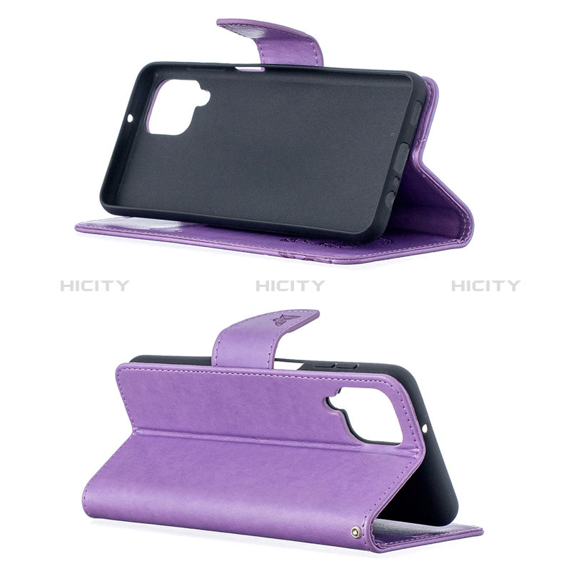 Handytasche Stand Schutzhülle Flip Leder Hülle L02 für Samsung Galaxy A12 5G groß