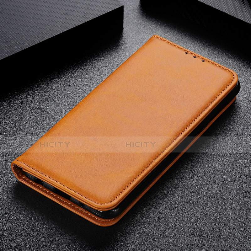 Handytasche Stand Schutzhülle Flip Leder Hülle L02 für Samsung Galaxy A31 Orange