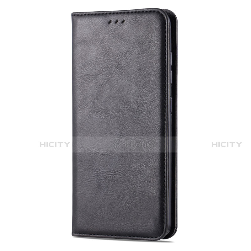 Handytasche Stand Schutzhülle Flip Leder Hülle L02 für Samsung Galaxy A41 Schwarz