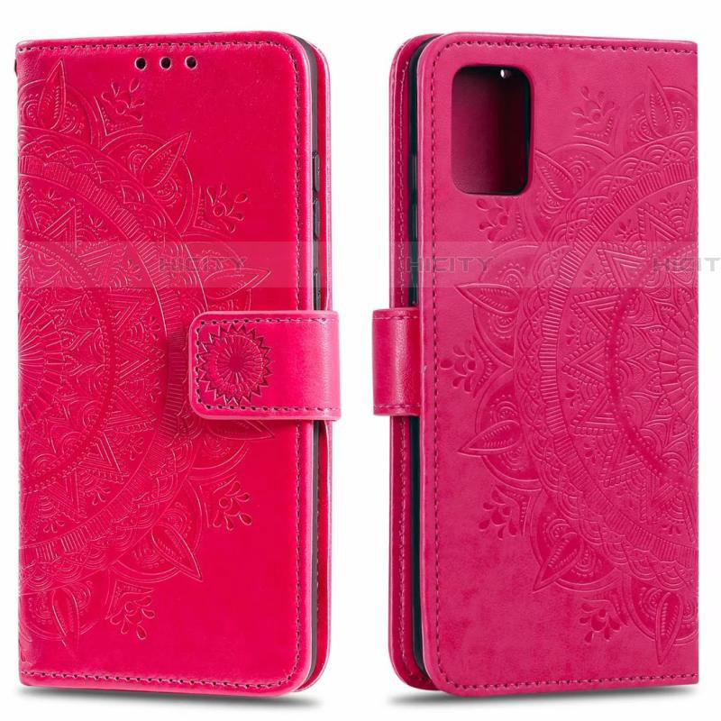 Handytasche Stand Schutzhülle Flip Leder Hülle L02 für Samsung Galaxy A71 5G Pink Plus